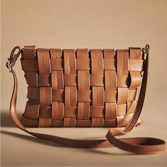 Anthropologie Handbags - NEW Anthropologie Lindy Woven Cross Body Purse